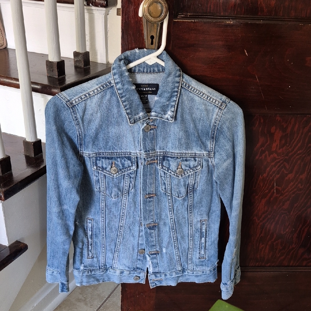 Lucky Brand Light Blue Denim Jacket
